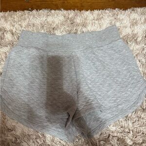 stars above Light Gray Quilted Athletic Lounge Shorts